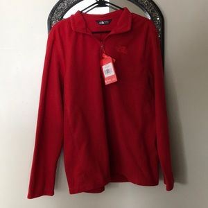 Men’s North face pull over fleece sweatshirt